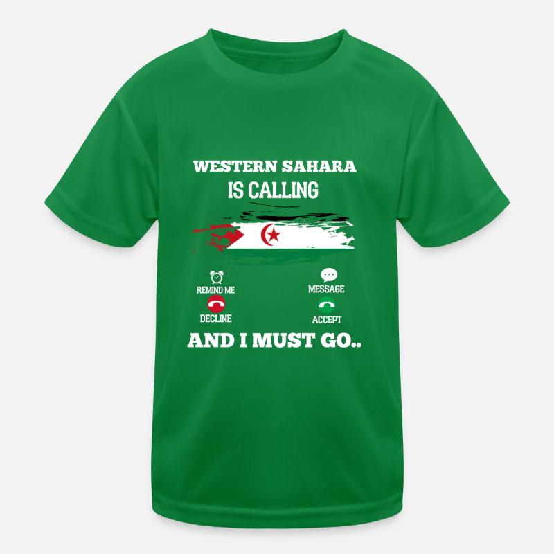 Western Sahara Kids Functional T-Shirt