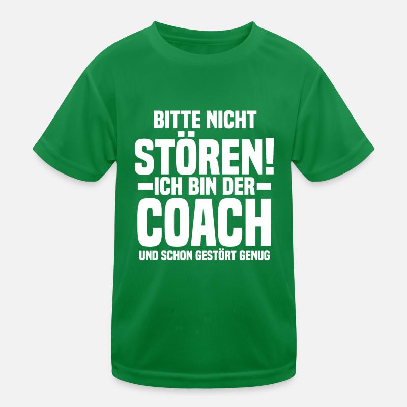 Mannschaft Trainer Und Coach Kinder Funktions-T-Shirt