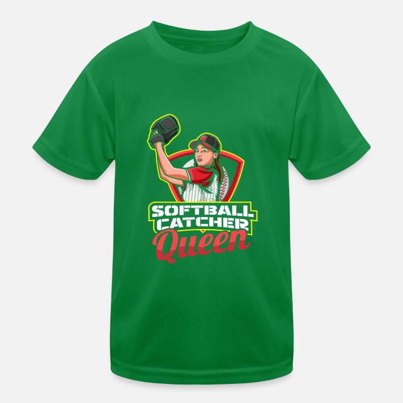 Softball Kinder Funktions-T-Shirt