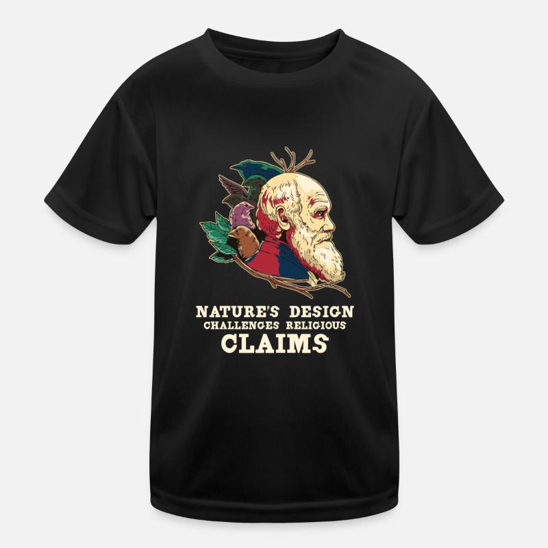 Charles Darwin Athéisme athée T-shirt sport Enfant