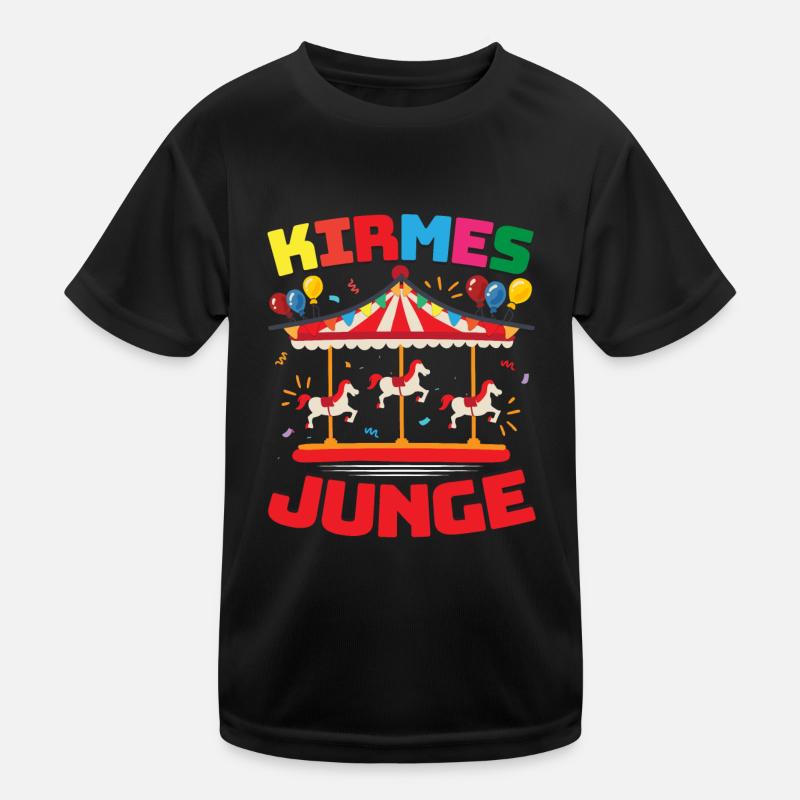 Kirmes Junge Kinder Funktions-T-Shirt
