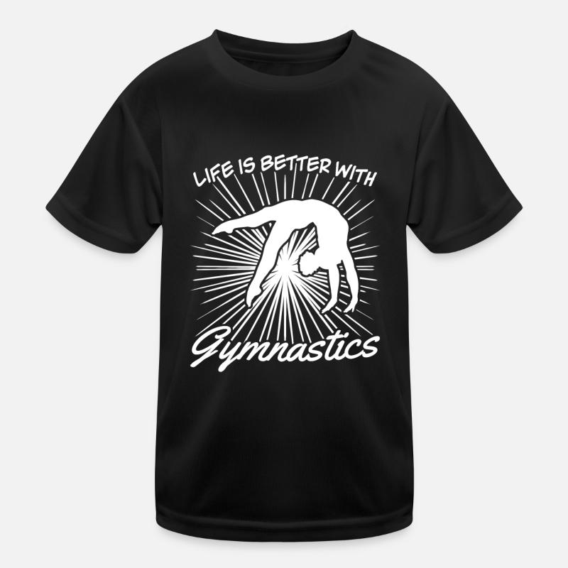Gymnastics Rhythmic gymnastics Kids Functional T-Shirt