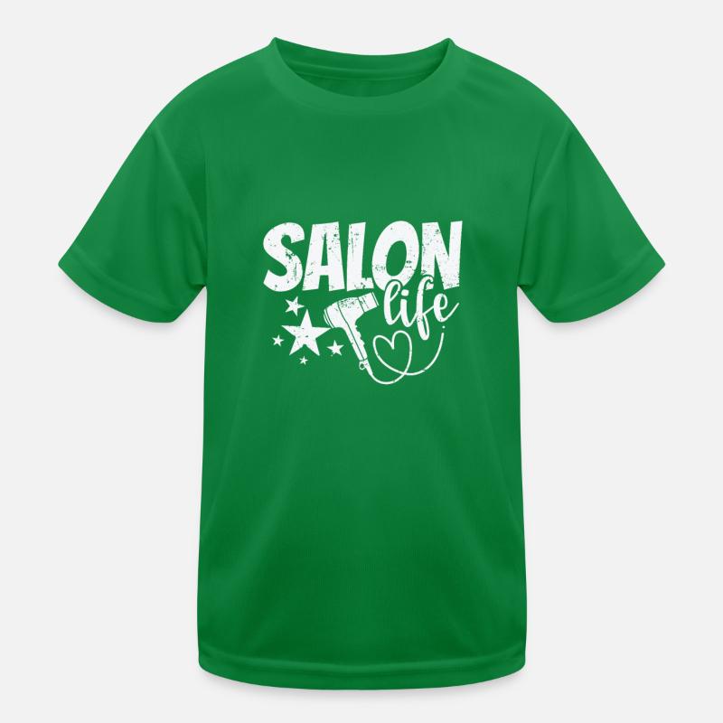 Salon Vie Coiffeur Profession Coiffure T-shirt sport Enfant