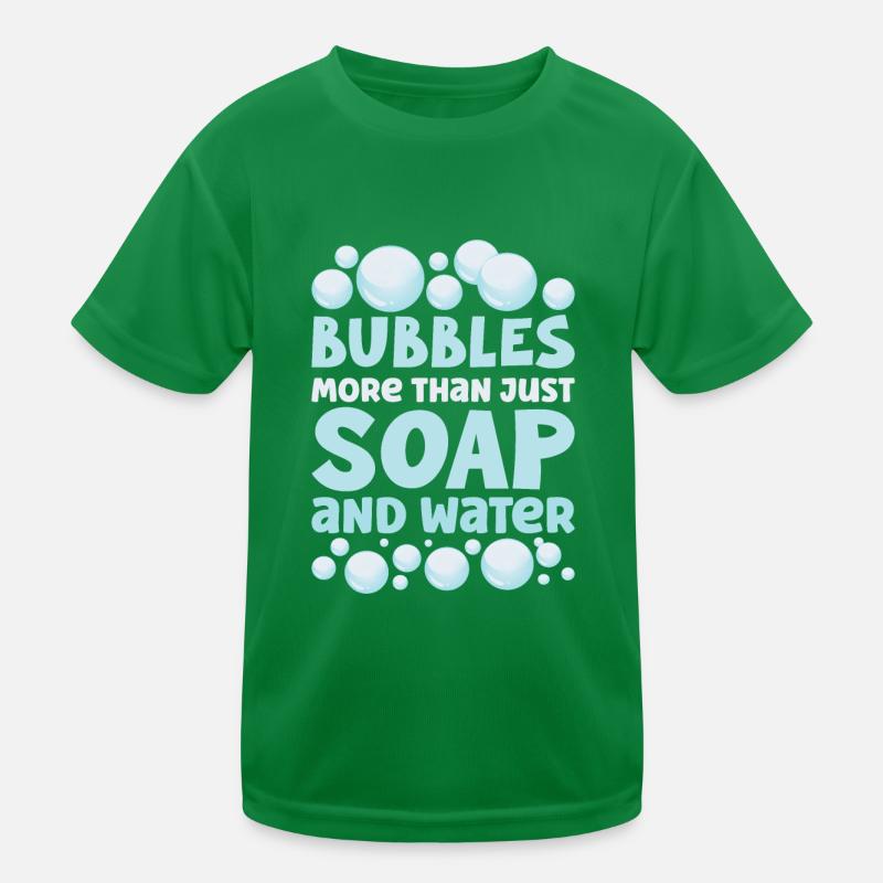 Soap Making Soap Boiler Soap Bubble Bubble Kids Functional T-Shirt