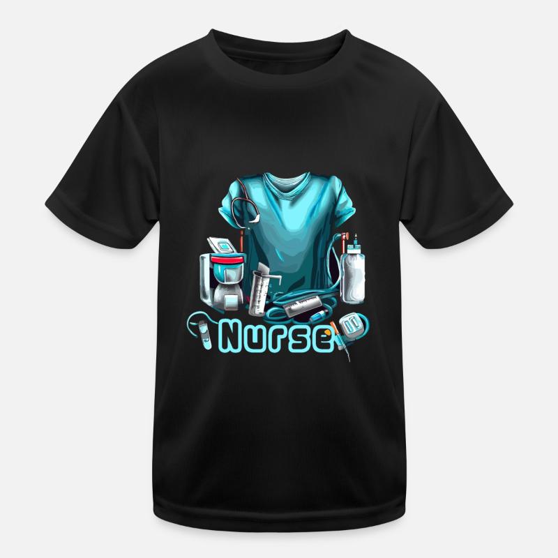 KRANKENPFLEGE Kinder Funktions-T-Shirt