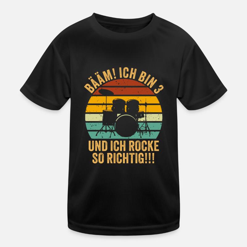 3 Jahre Geschenk 3. Geburtstag Drei Dritter Kinder Funktions-T-Shirt