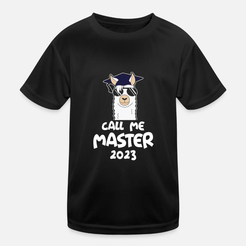 Call me Master 2023 - Kinder Funktions-T-Shirt - Schwarz