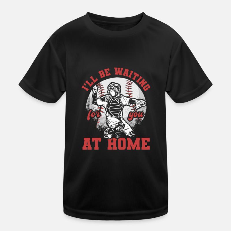 Softball Kinder Funktions-T-Shirt