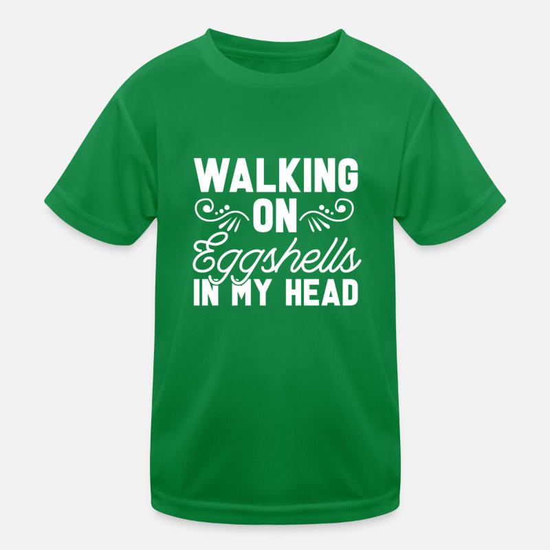 Psychology Psychologist Eggshells Kids Functional T-Shirt