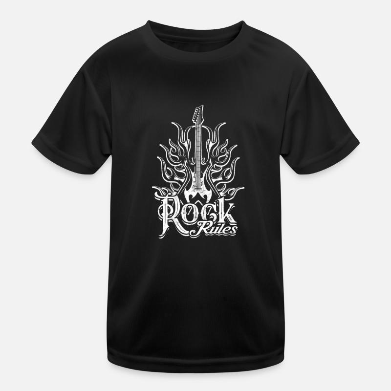 Rock Rules - Musikgenre Kinder Funktions-T-Shirt