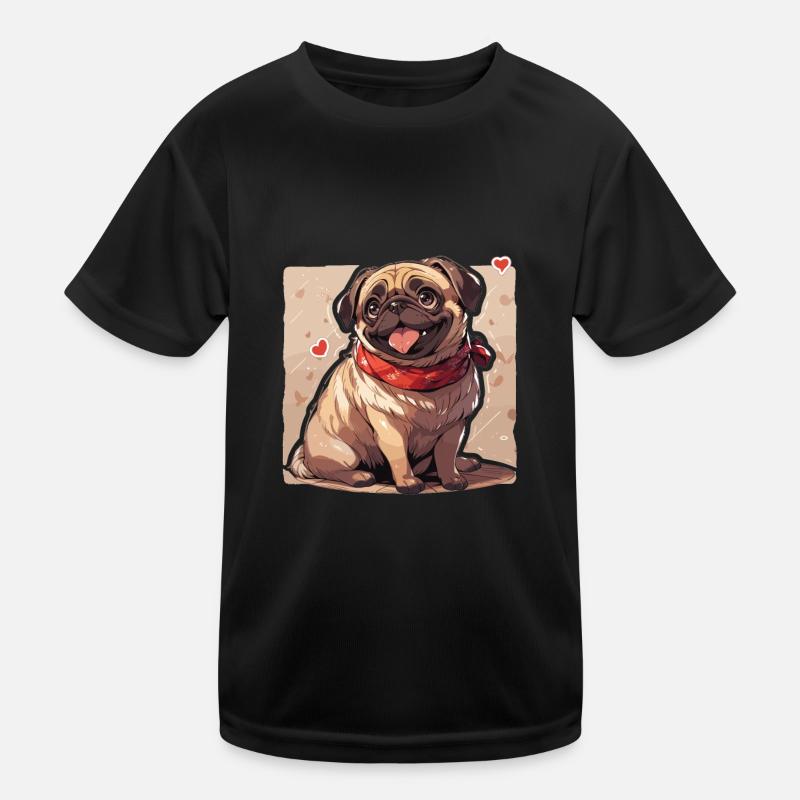 Mops Mops Hund Mops Geschenke Mops Liebhaber Kinder Funktions-T-Shirt