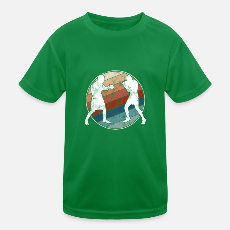 Boxen Retro Kinder Funktions-T-Shirt
