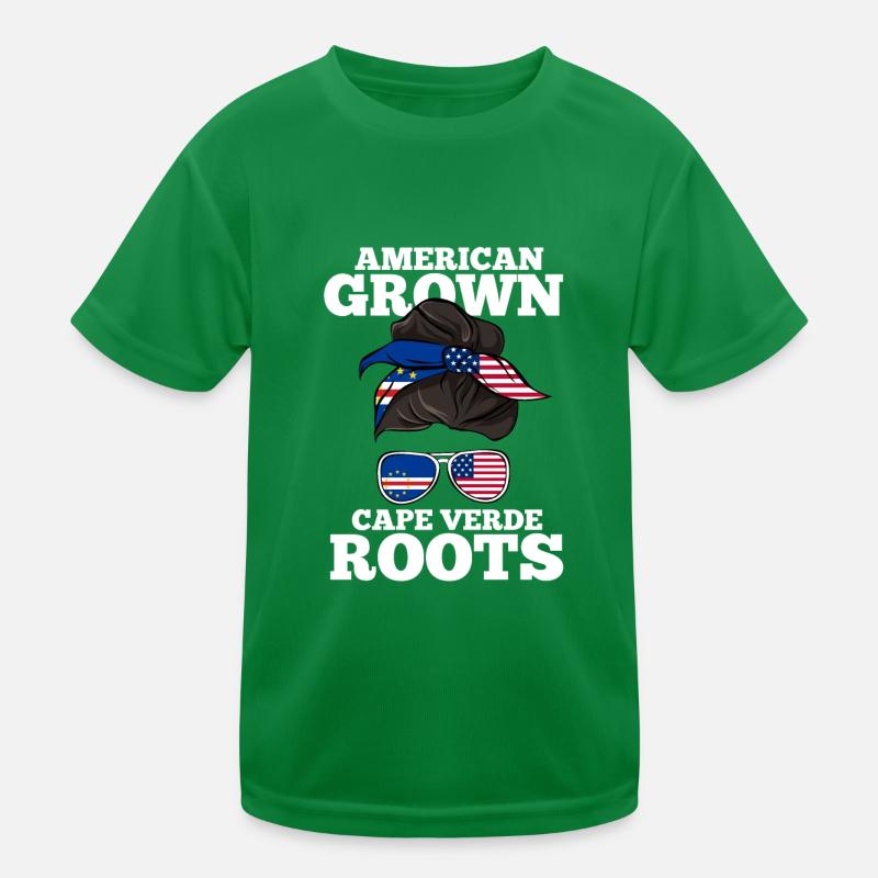 Cape Verde Kinder Funktions-T-Shirt