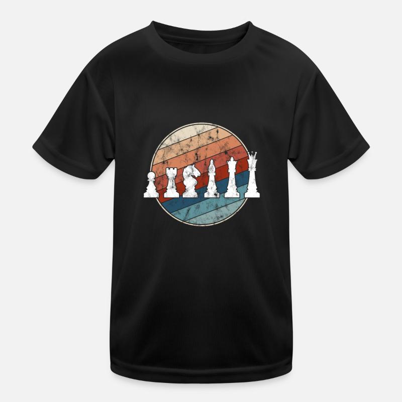 Échecs Rétro T-shirt sport Enfant