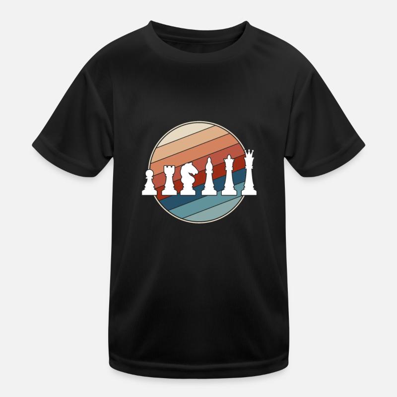 Échecs Rétro T-shirt sport Enfant