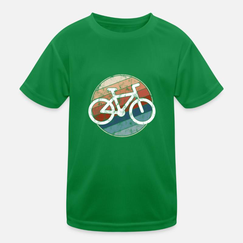 Fahrrad Retro Kinder Funktions-T-Shirt