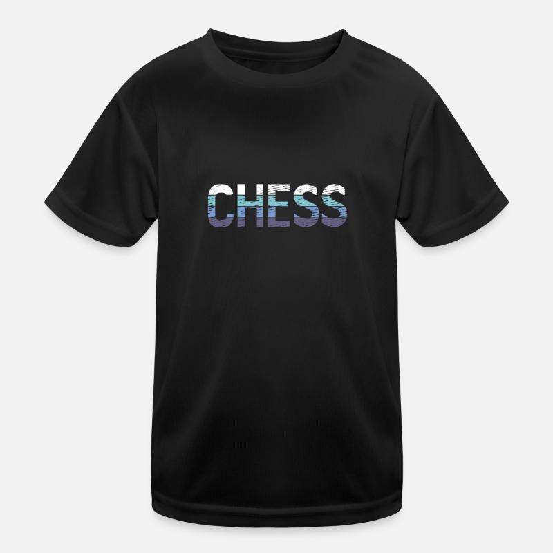 Schach Kinder Funktions-T-Shirt