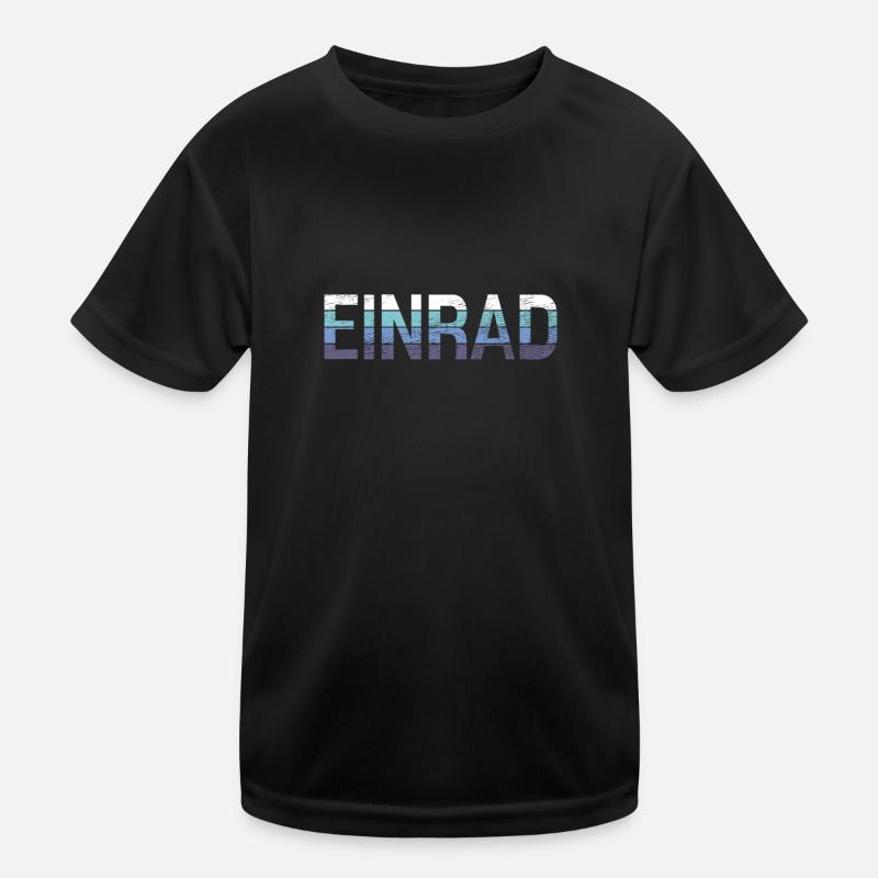 Einrad Kinder Funktions-T-Shirt