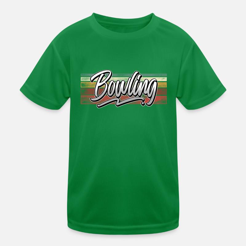 Bowling Kinder Funktions-T-Shirt