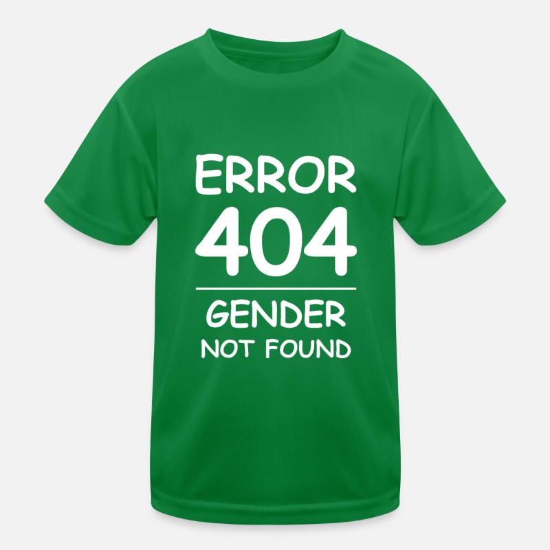 gender not found Error 404 Kids Functional T-Shirt