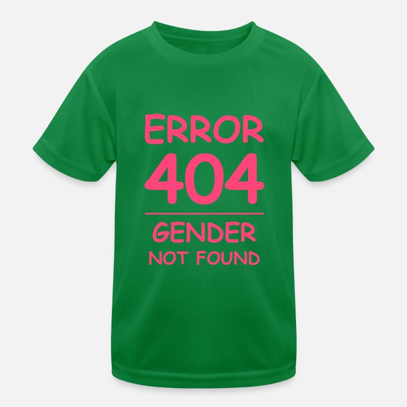 gender not found Error 404 Kids Functional T-Shirt