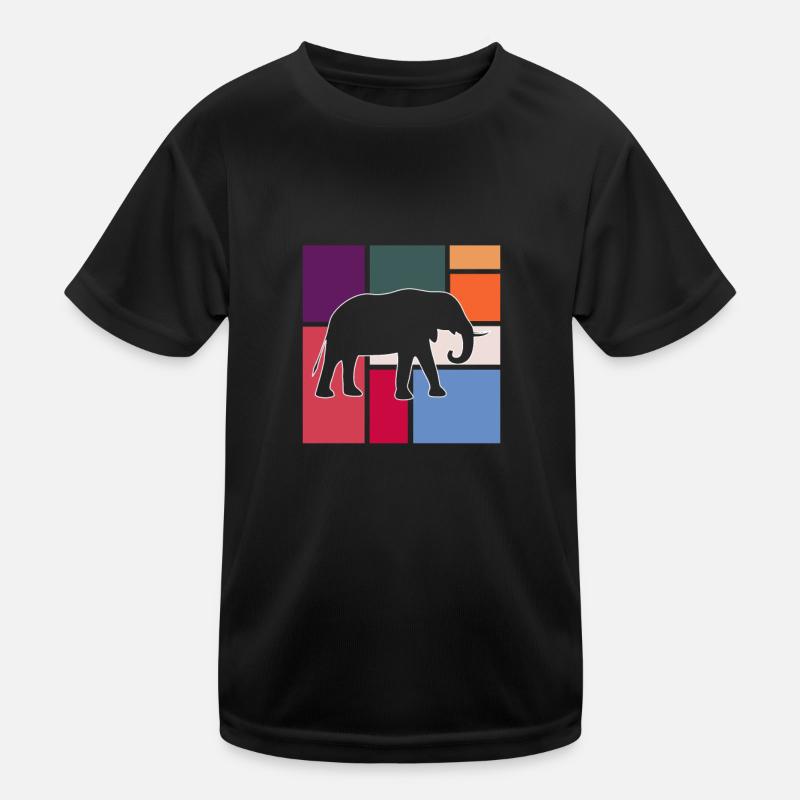 Elefant Kinder Funktions-T-Shirt