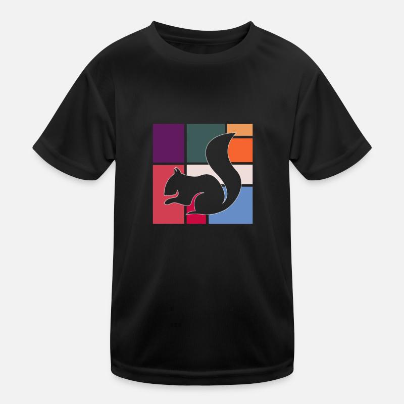 Écureuil T-shirt sport Enfant