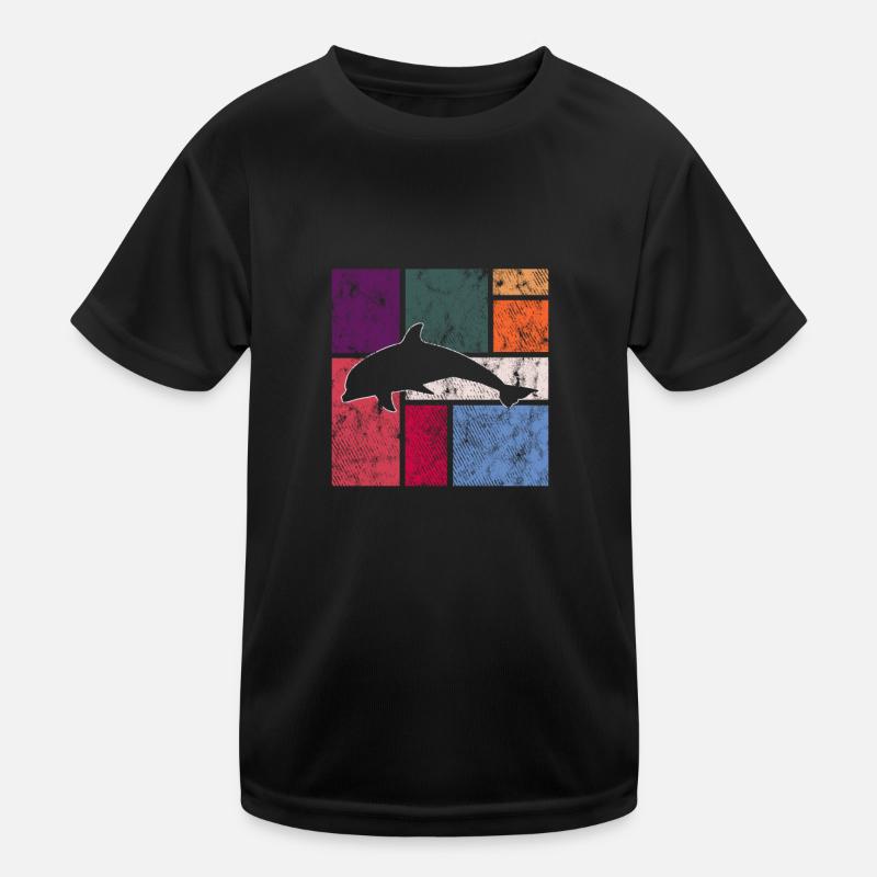 Delfin Kinder Funktions-T-Shirt