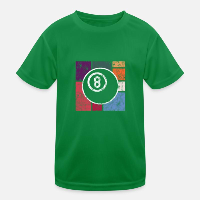 Billiards Kinder Funktions-T-Shirt