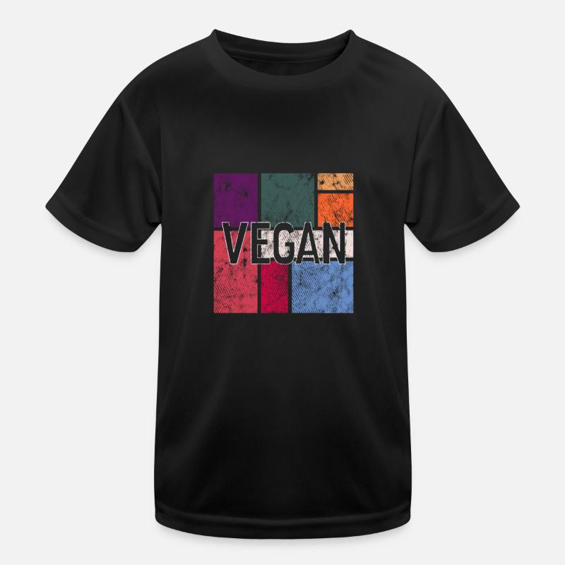 Végétalien T-shirt sport Enfant
