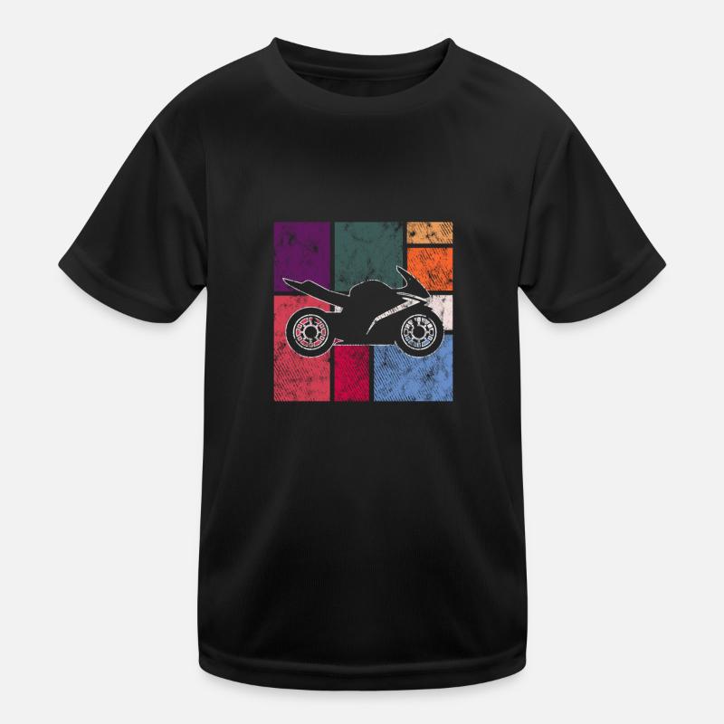 Motorcycle Kids Functional T-Shirt