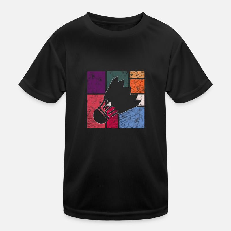 Badminton Kinder Funktions-T-Shirt