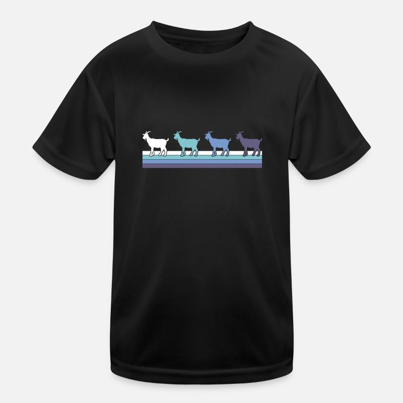 Ziege Kinder Funktions-T-Shirt