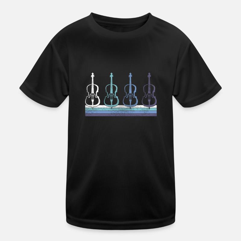Violin Kids Functional T-Shirt