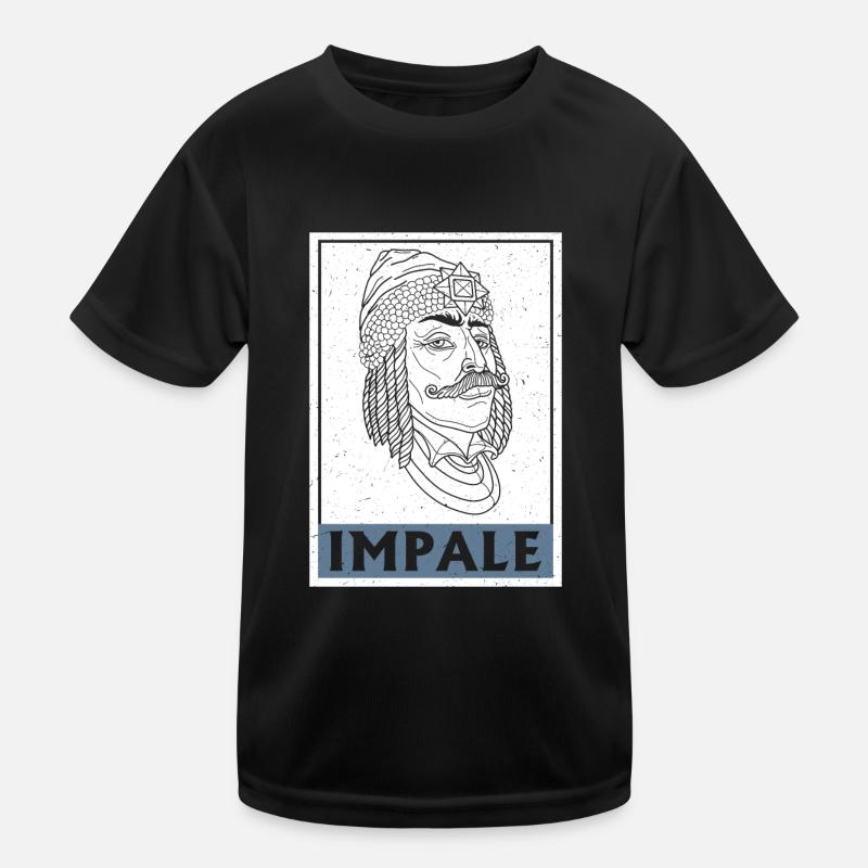 Transylvania Romania Vlad Tepes Balkans Kids Functional T-Shirt