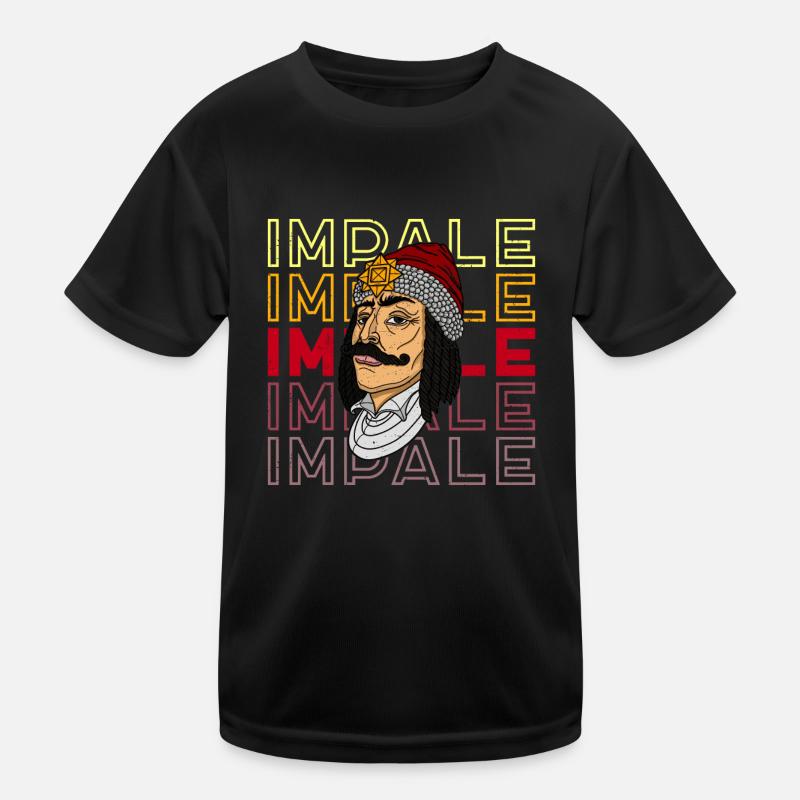 Balkans Bucarest Roumanie Histoire Vlad T-shirt sport Enfant