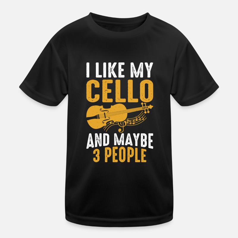 Cello Cellist Kinder Funktions-T-Shirt