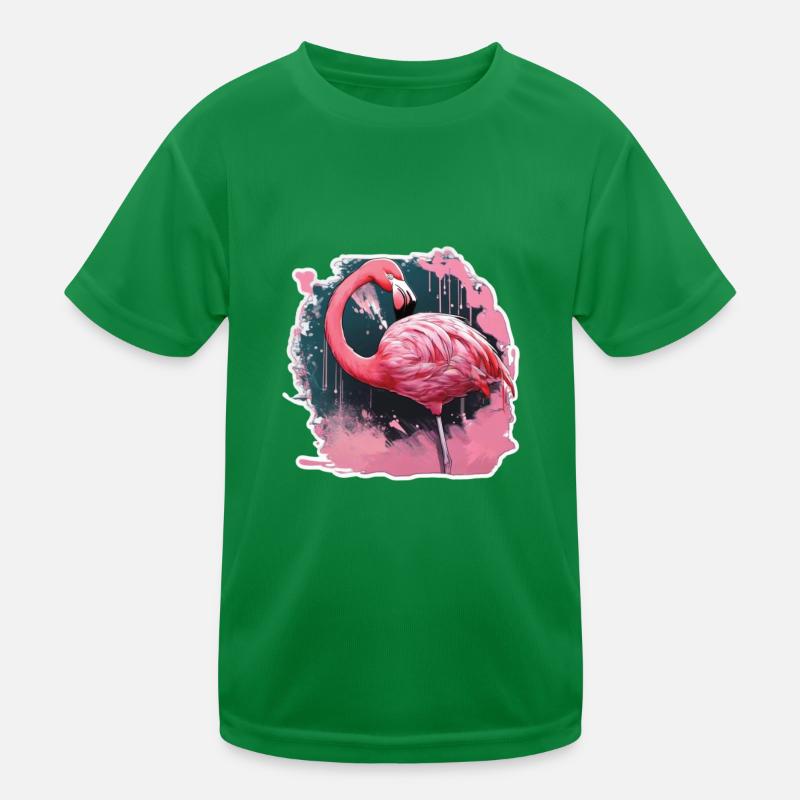 Flamants roses T-shirt sport Enfant