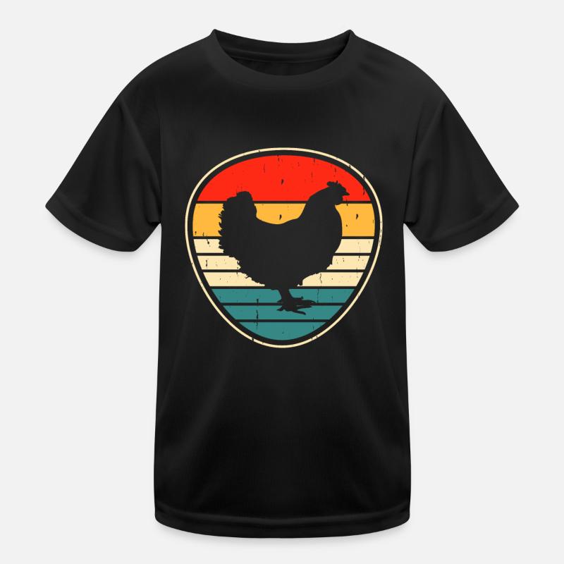 Chickens Chicken Kids Functional T-Shirt
