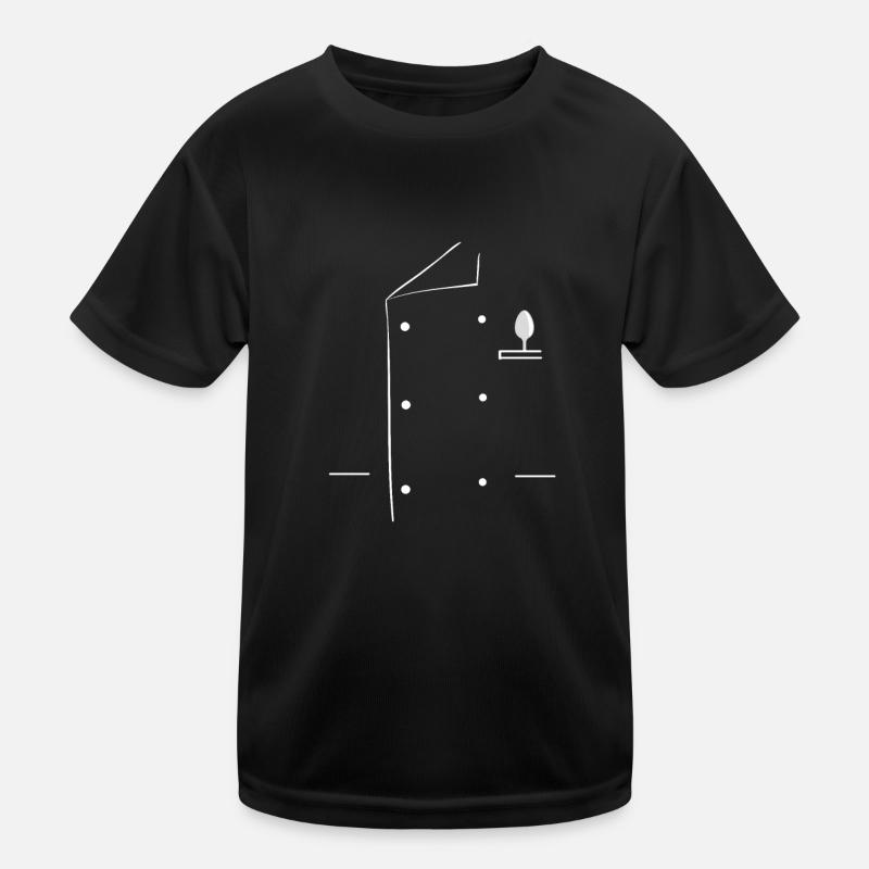 Chefkoch Mantel Uniform Jacke Kulinarisch Kochen Kinder Funktions-T-Shirt