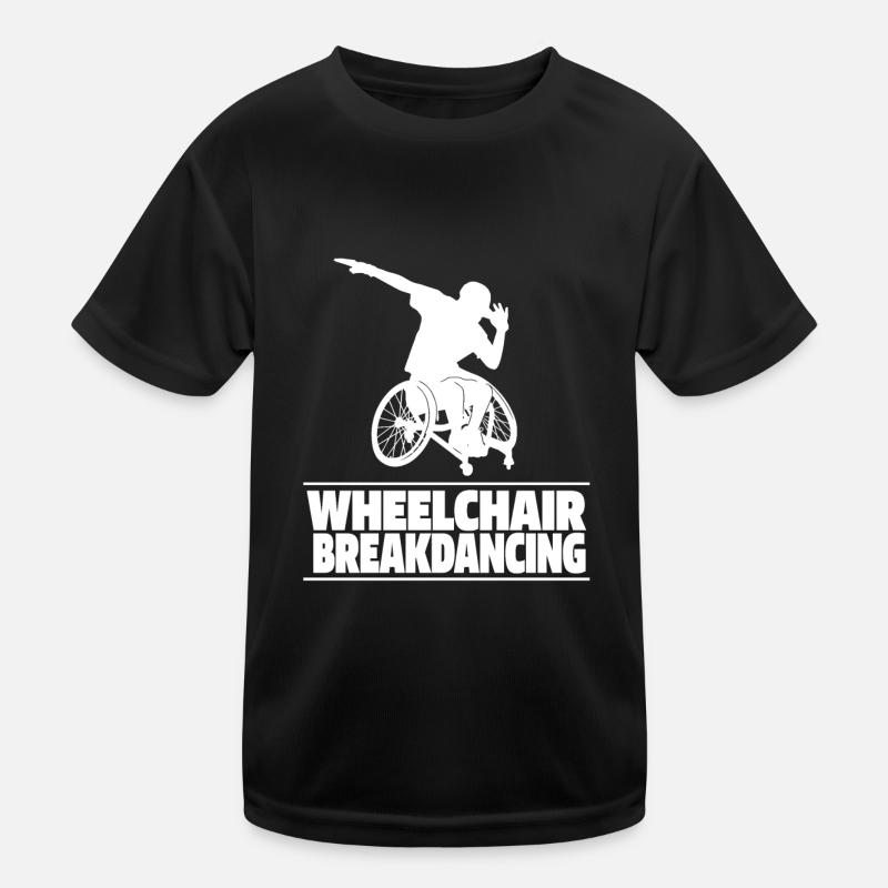 Breakdance Breakdancer Breakdancing Wheelchair Kids Functional T-Shirt
