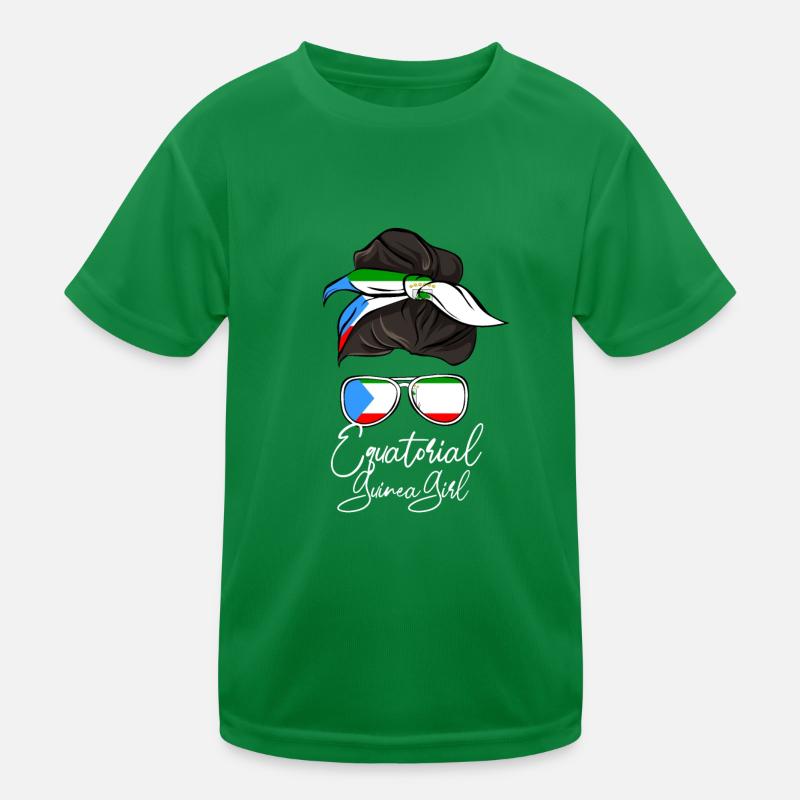 Equatorial Guinea Kids Functional T-Shirt