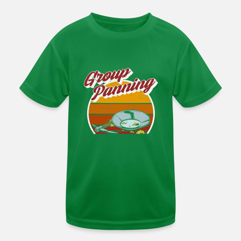 Équipe Gold Panning Gold Prospecting Group T-shirt sport Enfant