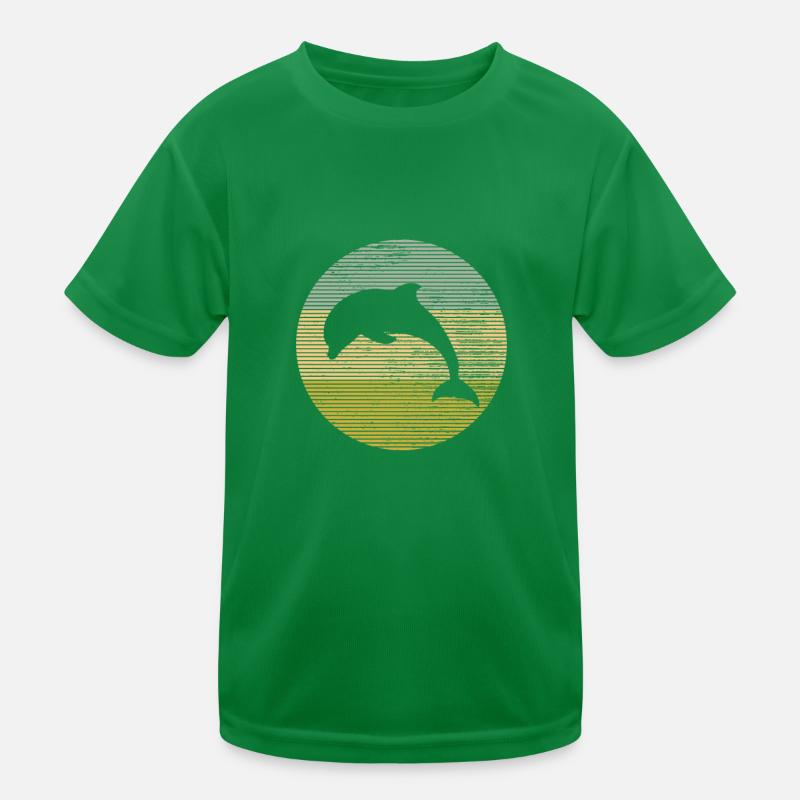 Delfin Kinder Funktions-T-Shirt