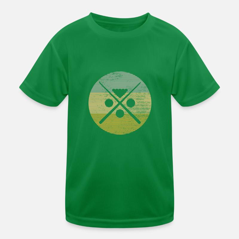 Billiard Kinder Funktions-T-Shirt