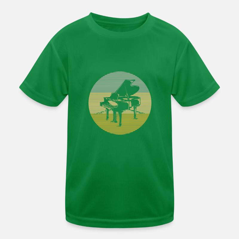 Klavier Kinder Funktions-T-Shirt