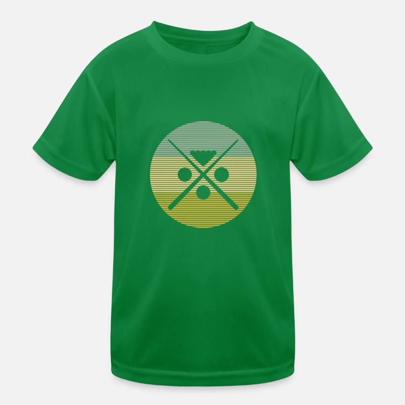 Billiards Kids Functional T-Shirt