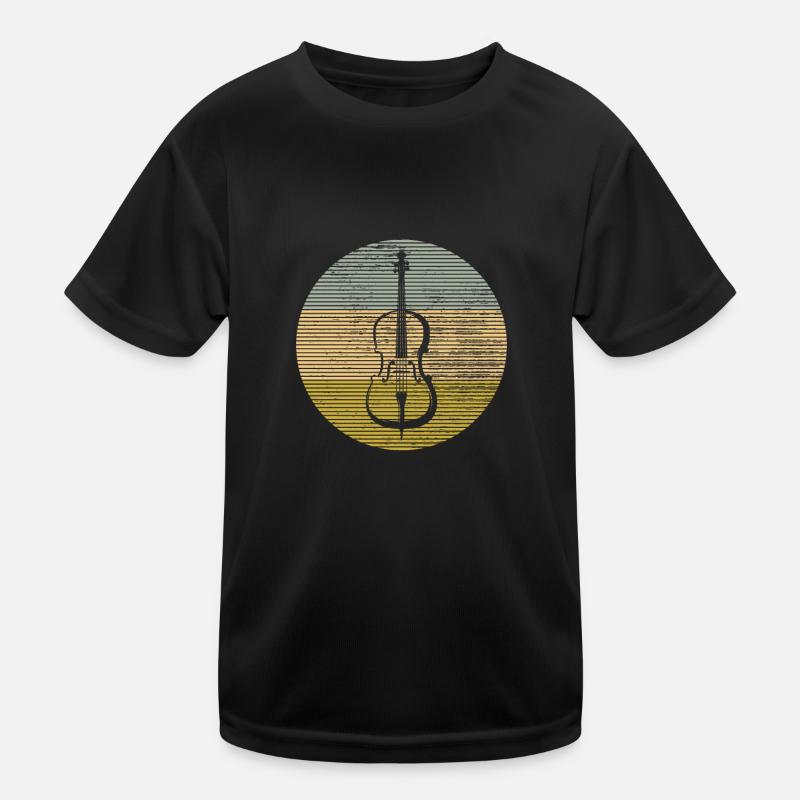 Geige Kinder Funktions-T-Shirt
