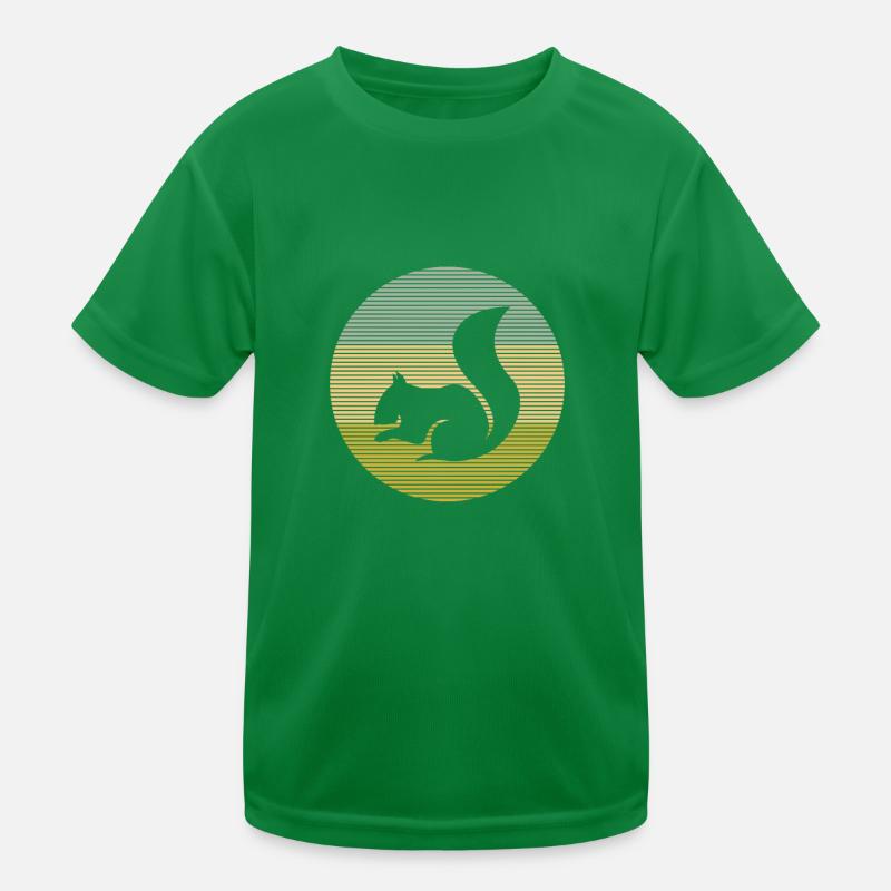 Eichhörnchen Kinder Funktions-T-Shirt