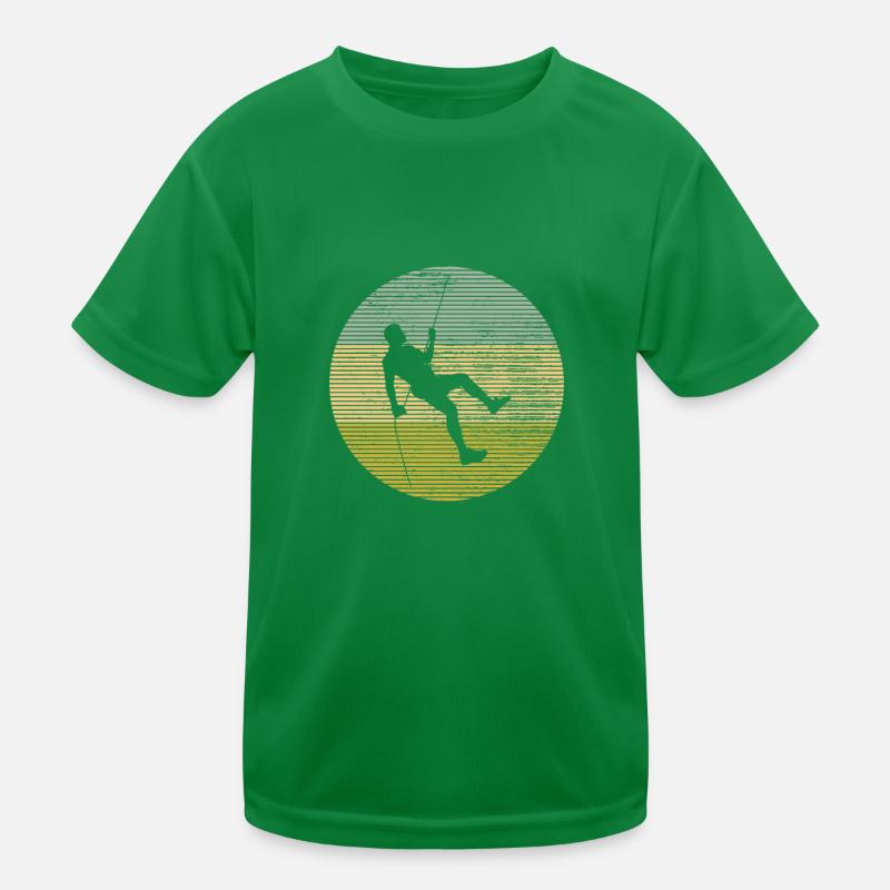 Klettern Kinder Funktions-T-Shirt